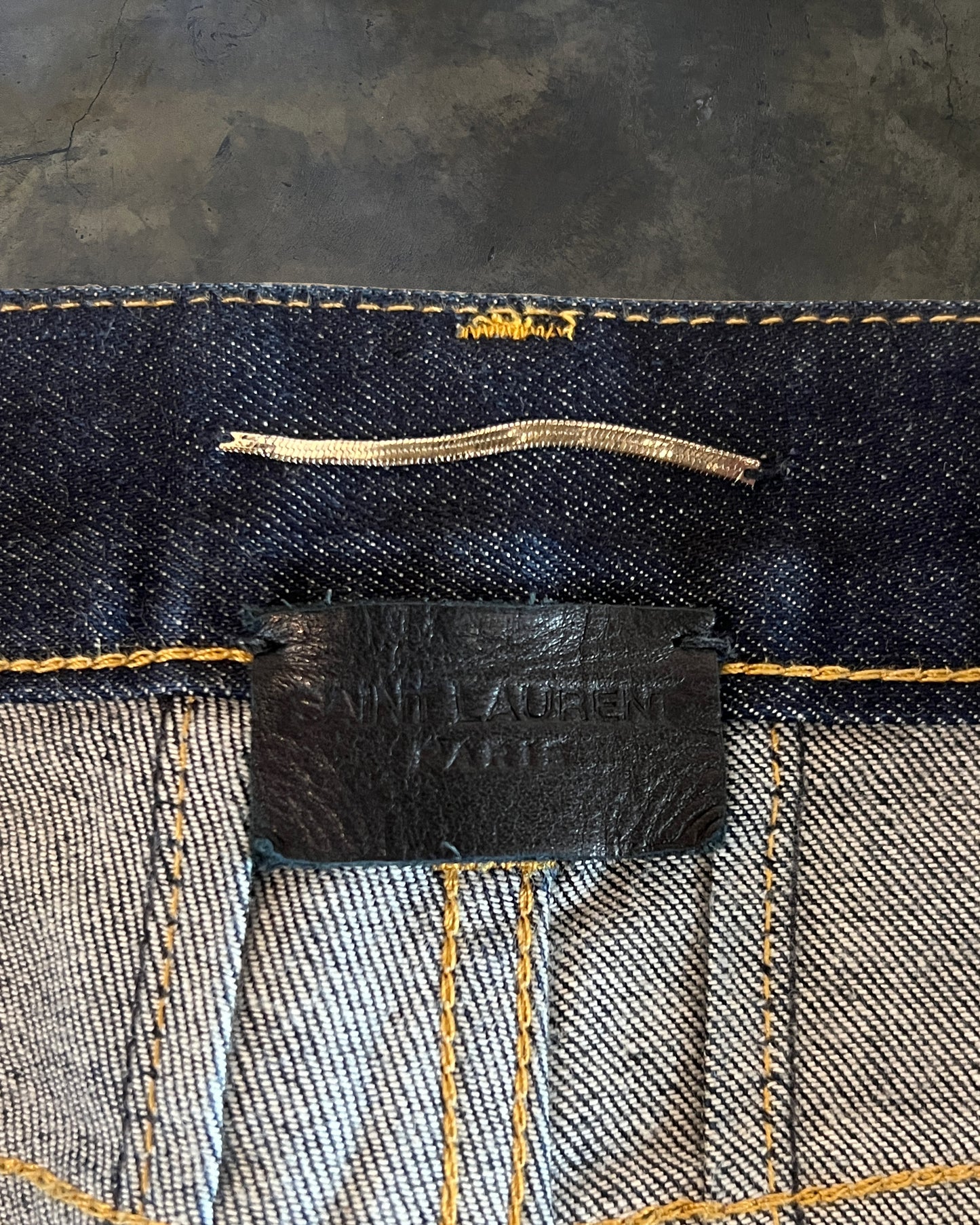SAINT LAURENT PARIS AW2013 RAW DENIM D02