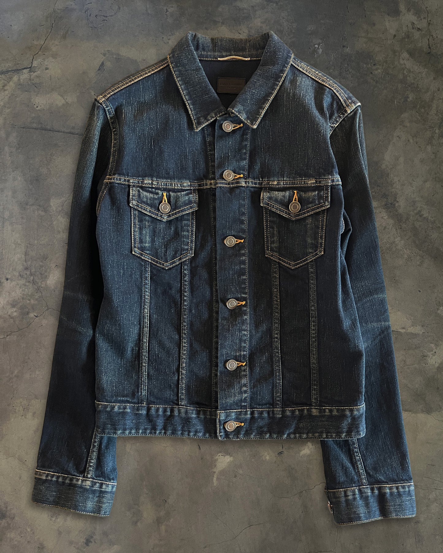 SAINT LAURENT FW2013 DEAD RAT EMBELLISHED DJ01 JACKET