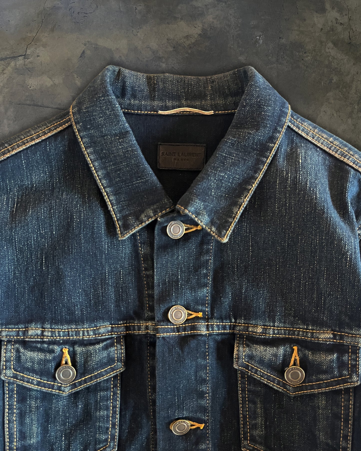 SAINT LAURENT FW2013 DEAD RAT EMBELLISHED DJ01 JACKET