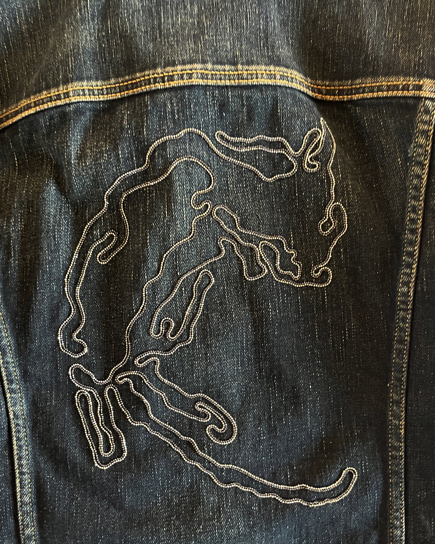 SAINT LAURENT FW2013 DEAD RAT EMBELLISHED DJ01 JACKET