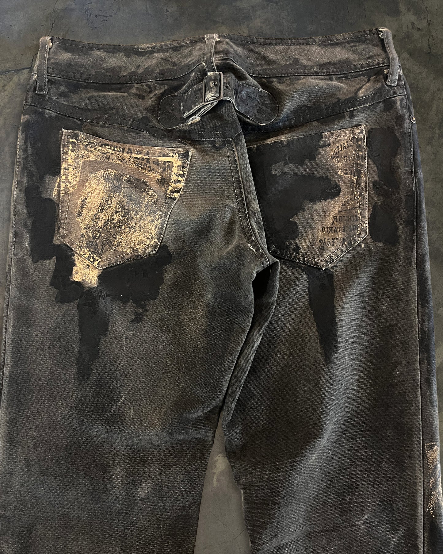 SHARE SPIRIT HOMME PAINTED DENIM