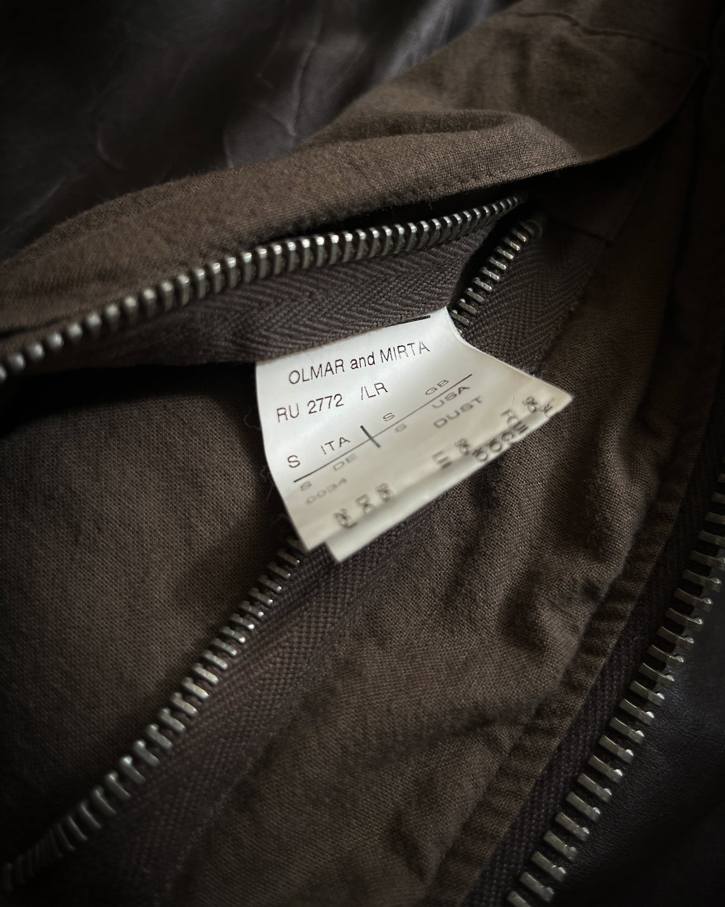 RICK OWENS FW2008 "STAG" BRUISER JACKET