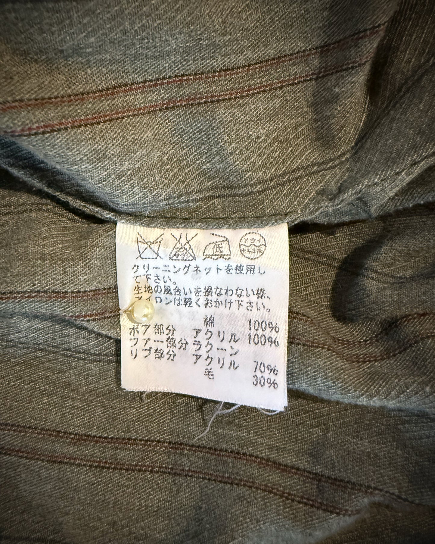 00s SUNAO KUWAHARA FUR MILITARY CARGO JACKET
