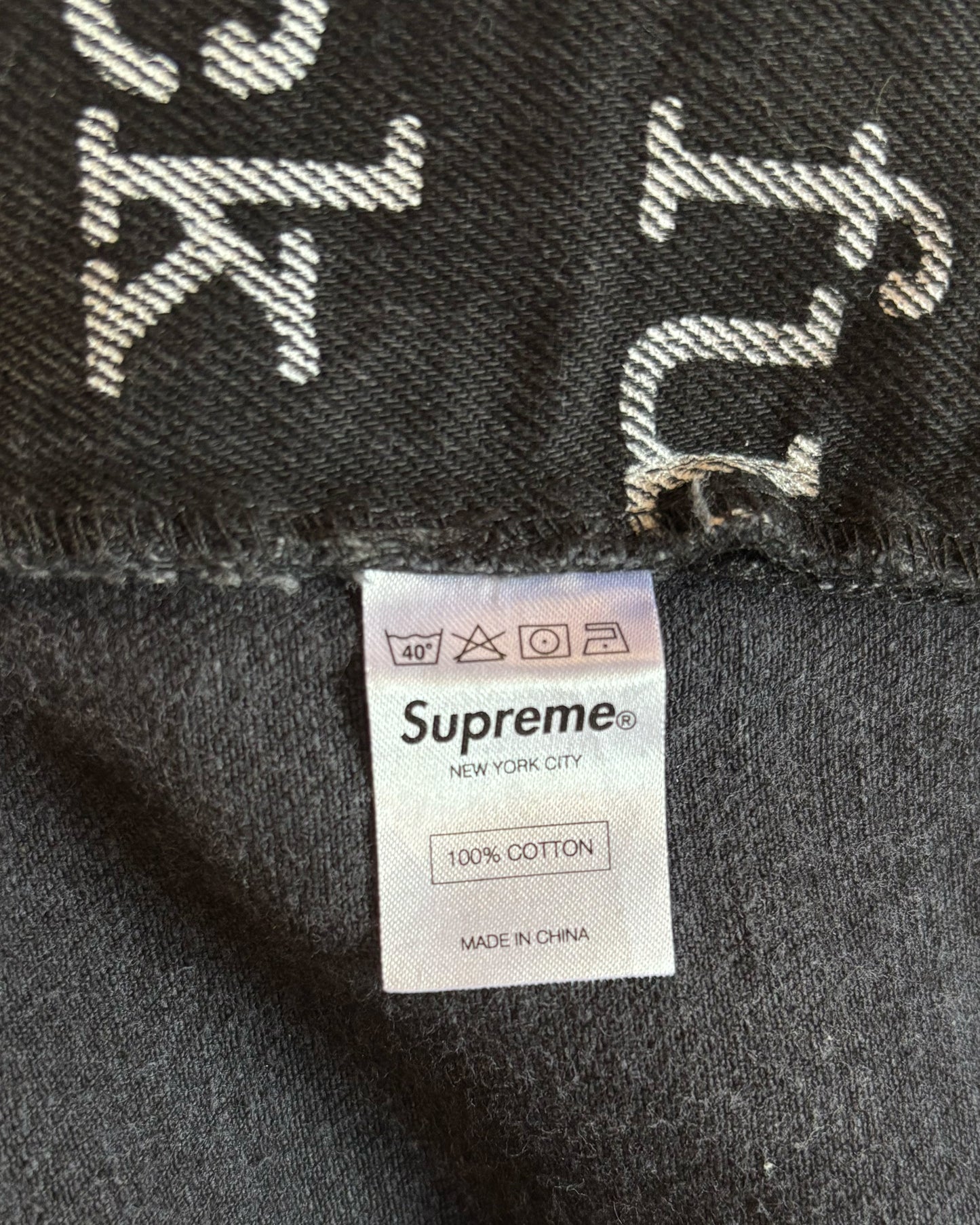 SUPREME SS2013 FUCK DENIM SHORTS