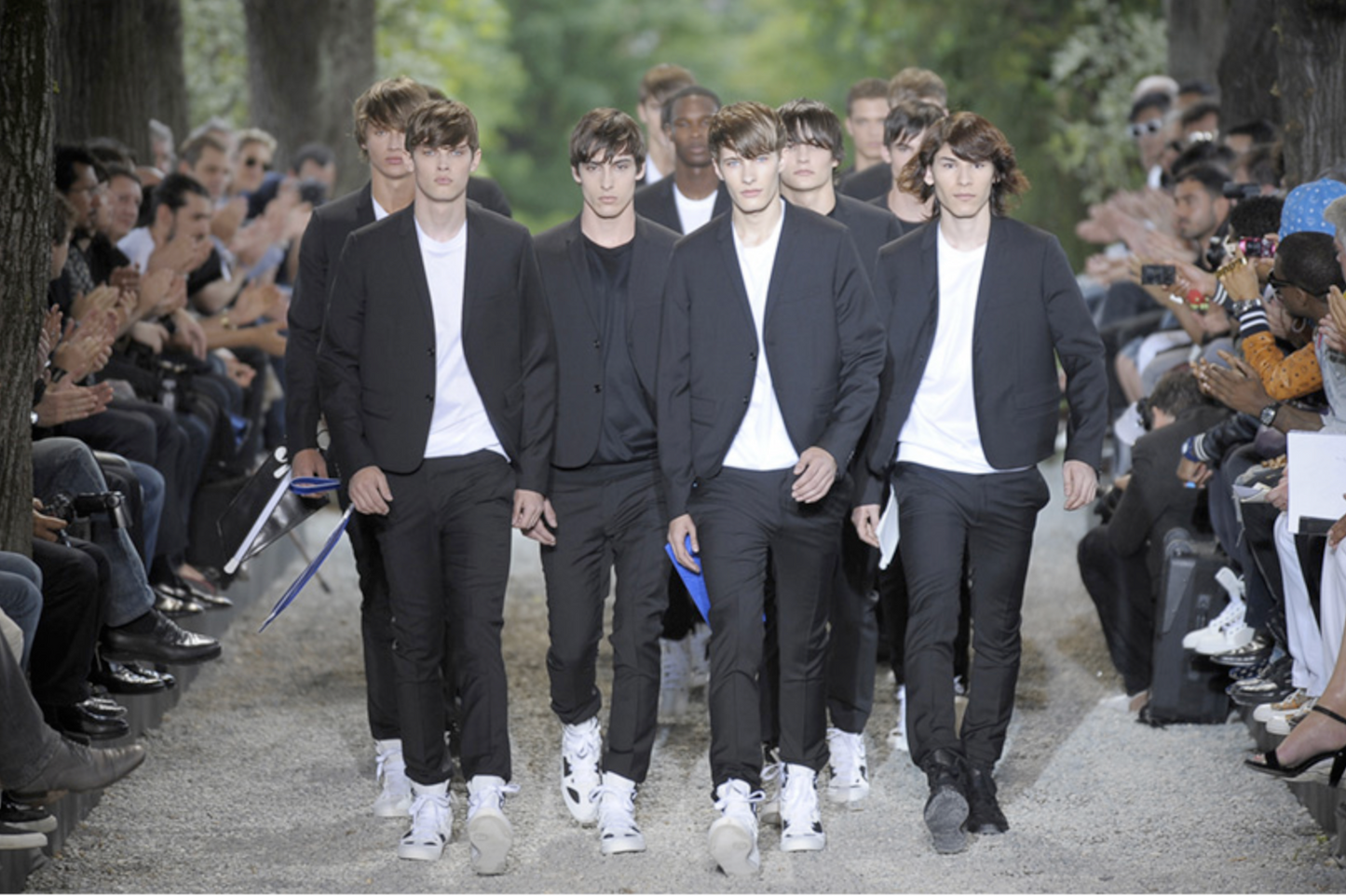 DIOR HOMME SS2009 B92 HIGH TOP SNEAKERS