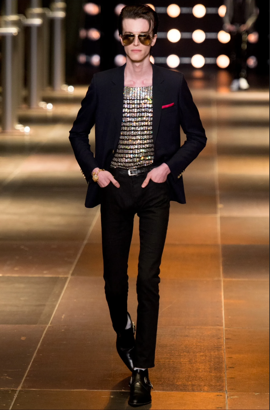 SAINT LAURENT SS2014 RUNWAY DUCKIES WESTERN BOOTS