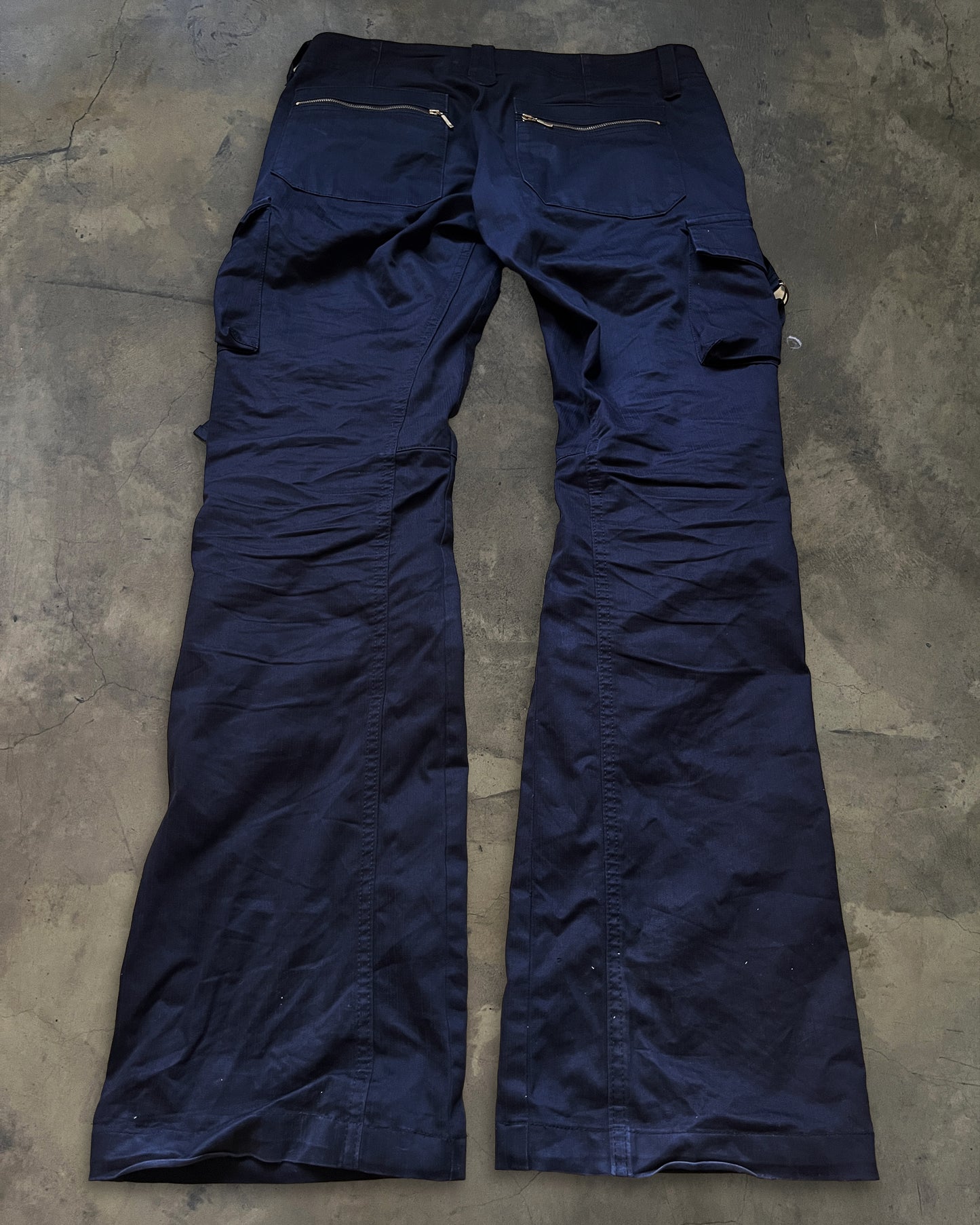 TORNADO MART TRIBAL EMBROIDERED BLACK CARGO