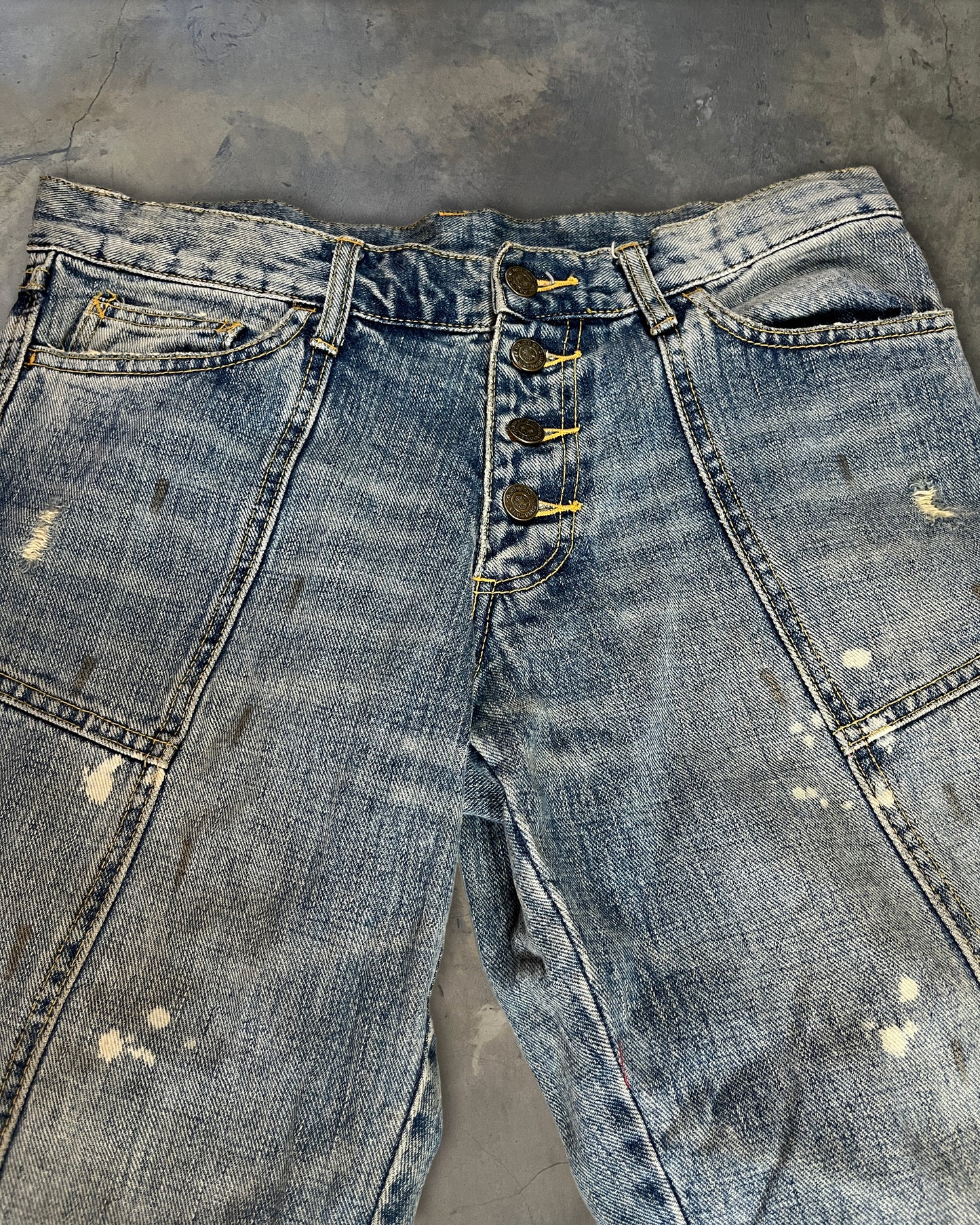 TORNADO MART LACE UP DENIM