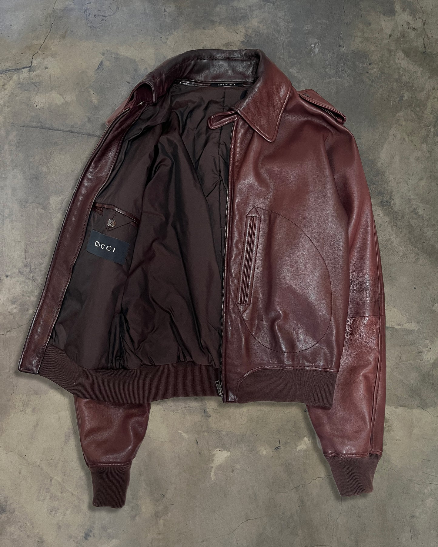 90'S GUCCI TOM FORD VERA PELLE JACKET