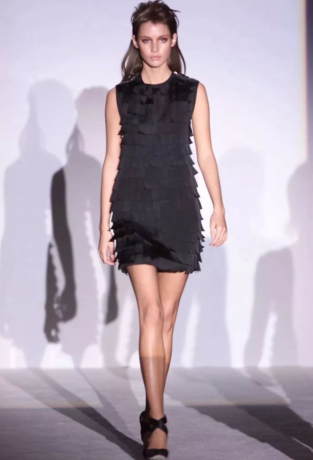GUCCI TOM FORD FW 2001 SILK POST-IT DRESS