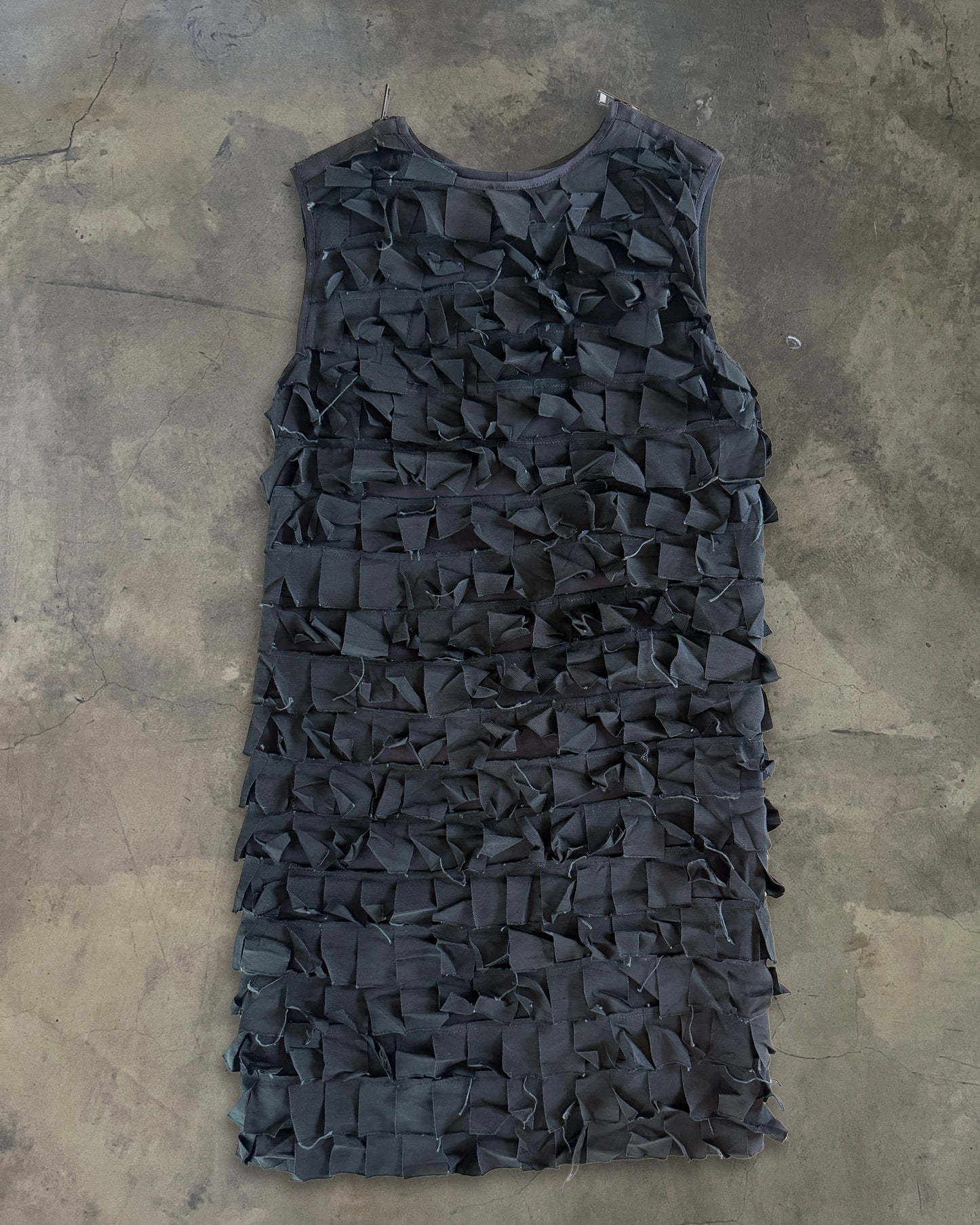 GUCCI TOM FORD FW 2001 SILK POST-IT DRESS