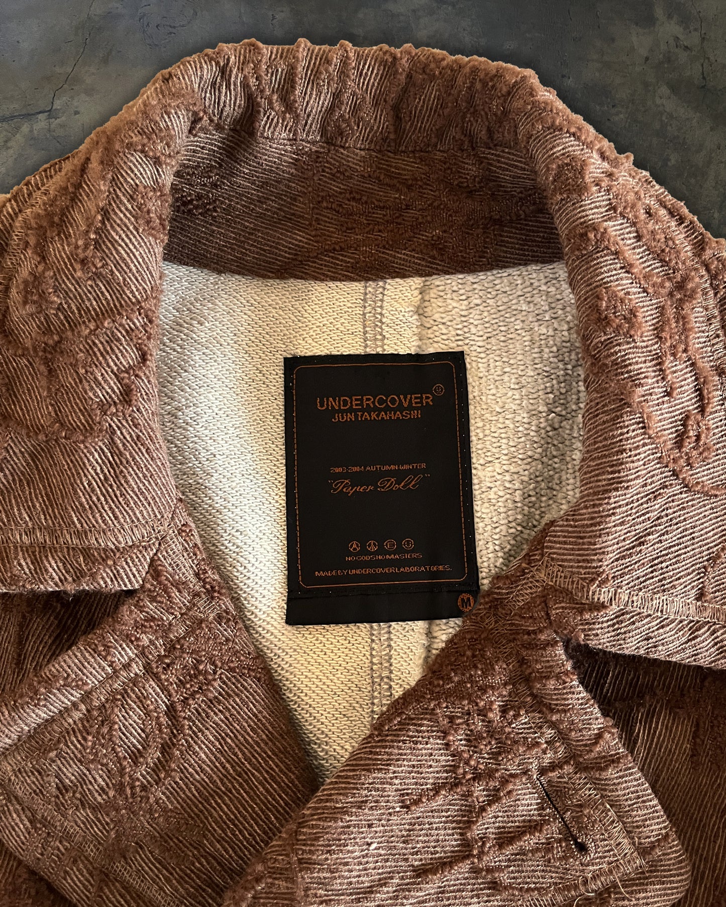 UNDERCOVER AW2003 "PAPERDOLL" HYBRID PEA COAT