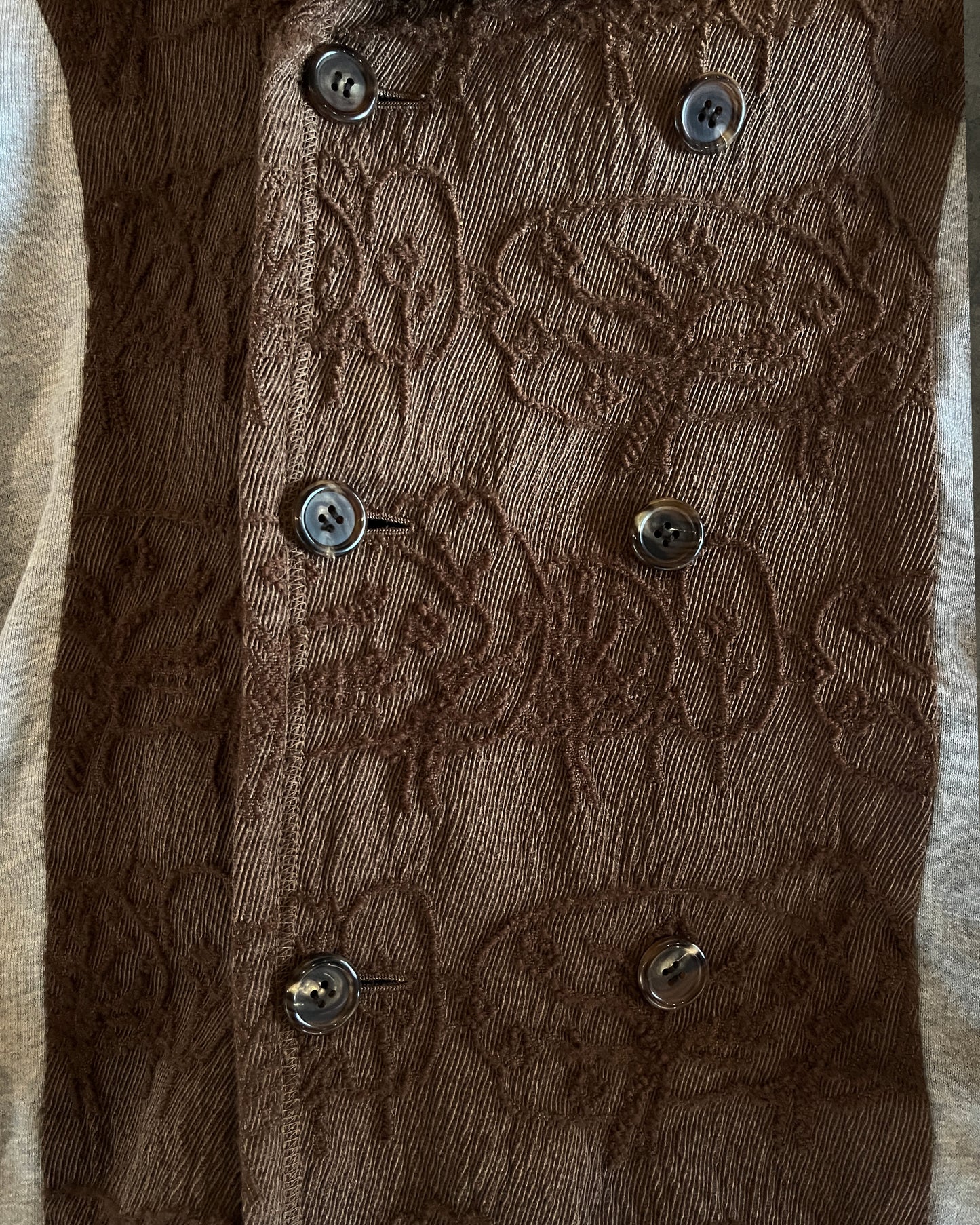 UNDERCOVER AW2003 "PAPERDOLL" HYBRID PEA COAT