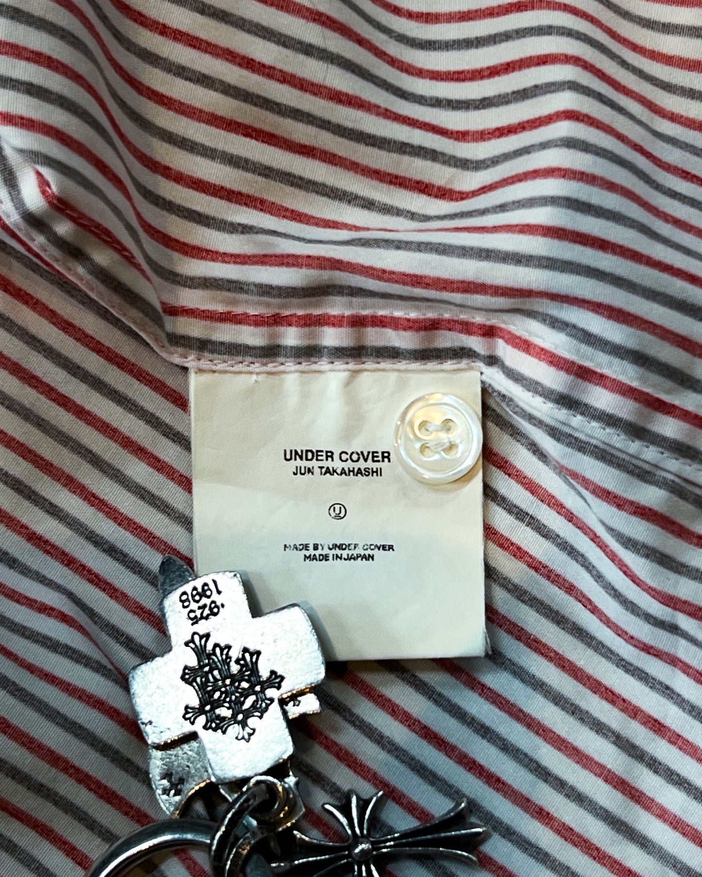 UNDERCOVER AW2000 "MELTING POT" DESTROY ALL SYSTEMS BUTTON UP