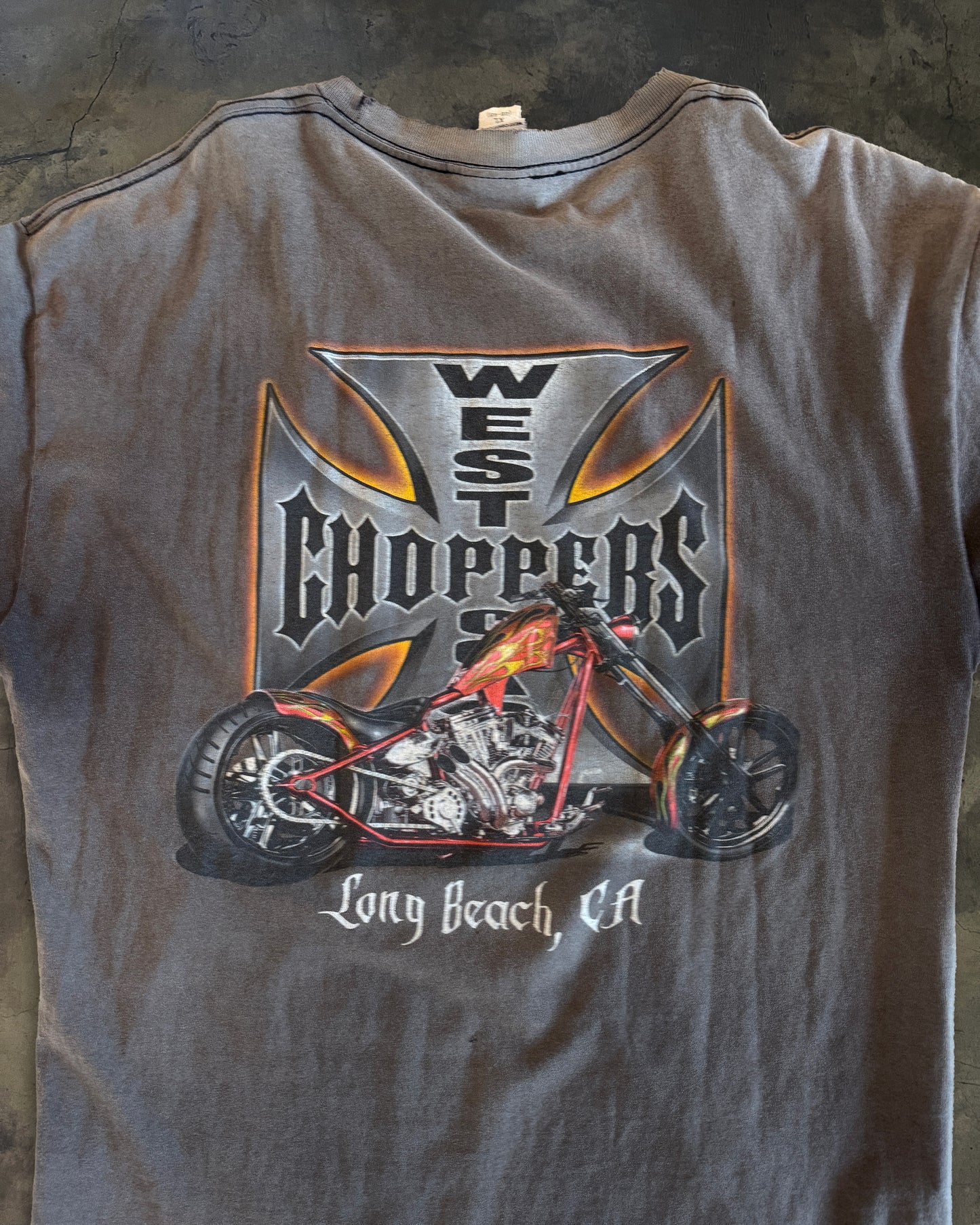 2000s WEST COAST CHOPPERS DISTRESSED AND FADED TEE