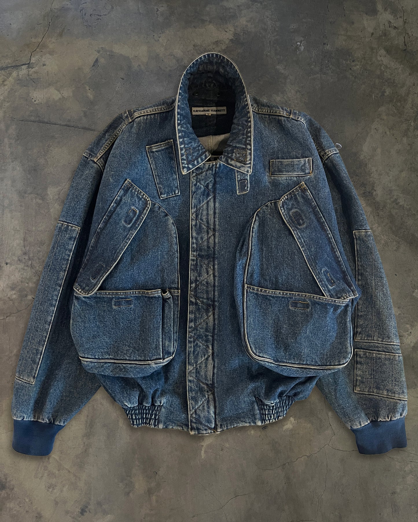 KATHARINE HAMNETT 1986 DENIM CARGO JACKET