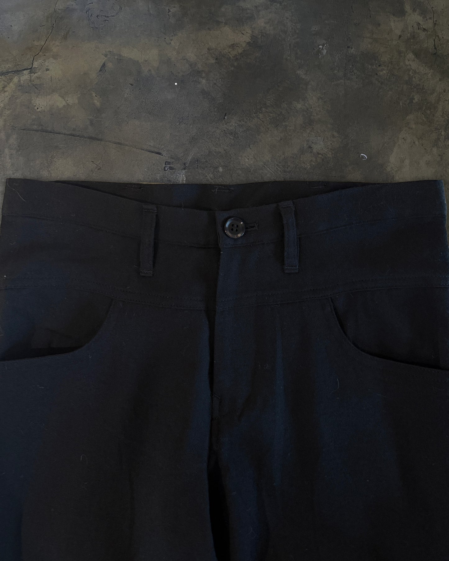 Y's AW2010 NUMBER 4 PRINT WOOL PANT