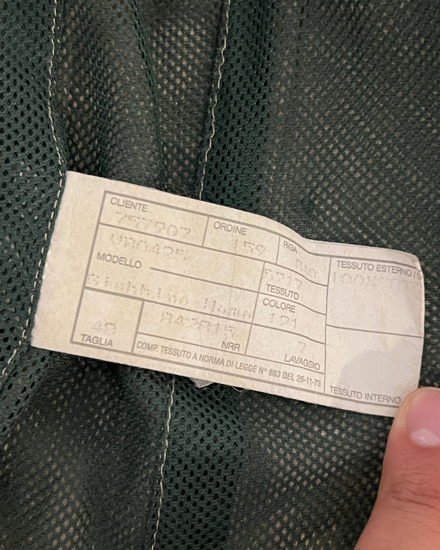 90'S EMPORIO ARMANI BACKPACK JACKET