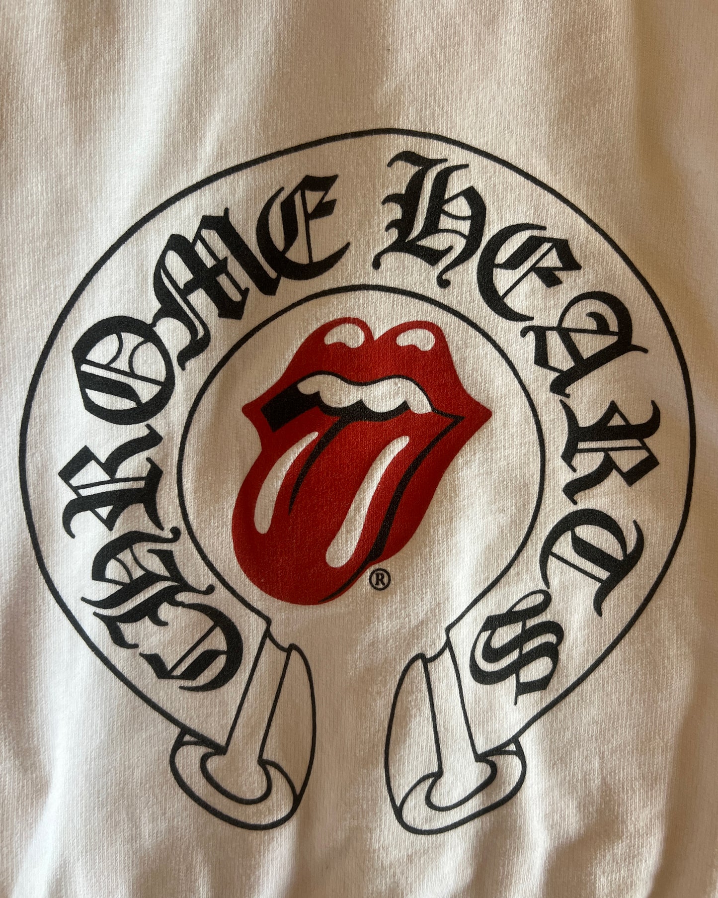2002 VINTAGE CHROME HEARTS X THE ROLLING STONES ZIP UP HOODIE