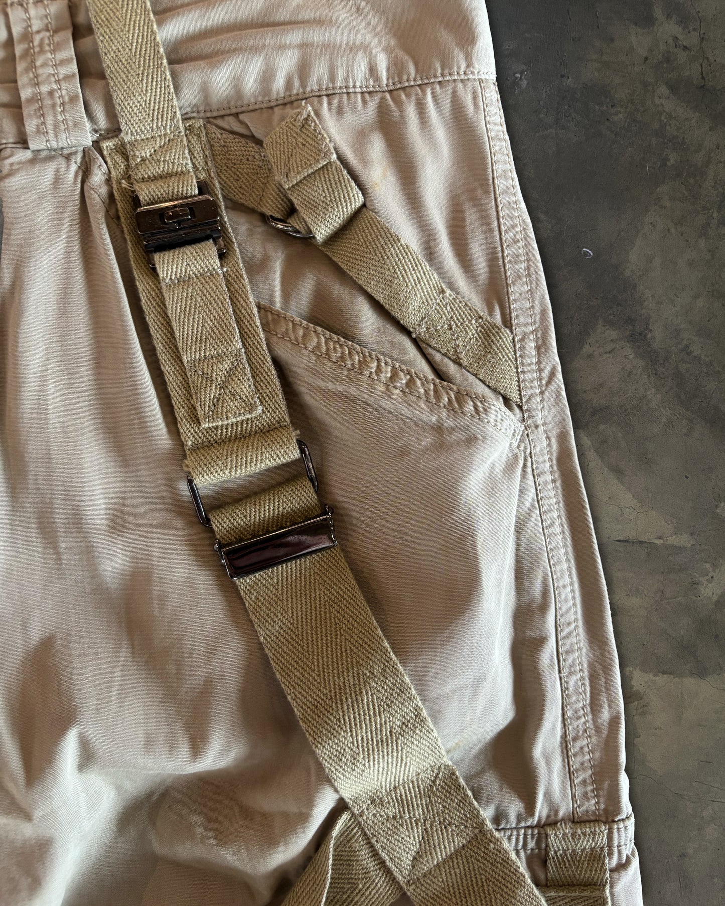 DOLCE GABBANA SS2004 PARACHUTE CARGO PANTS