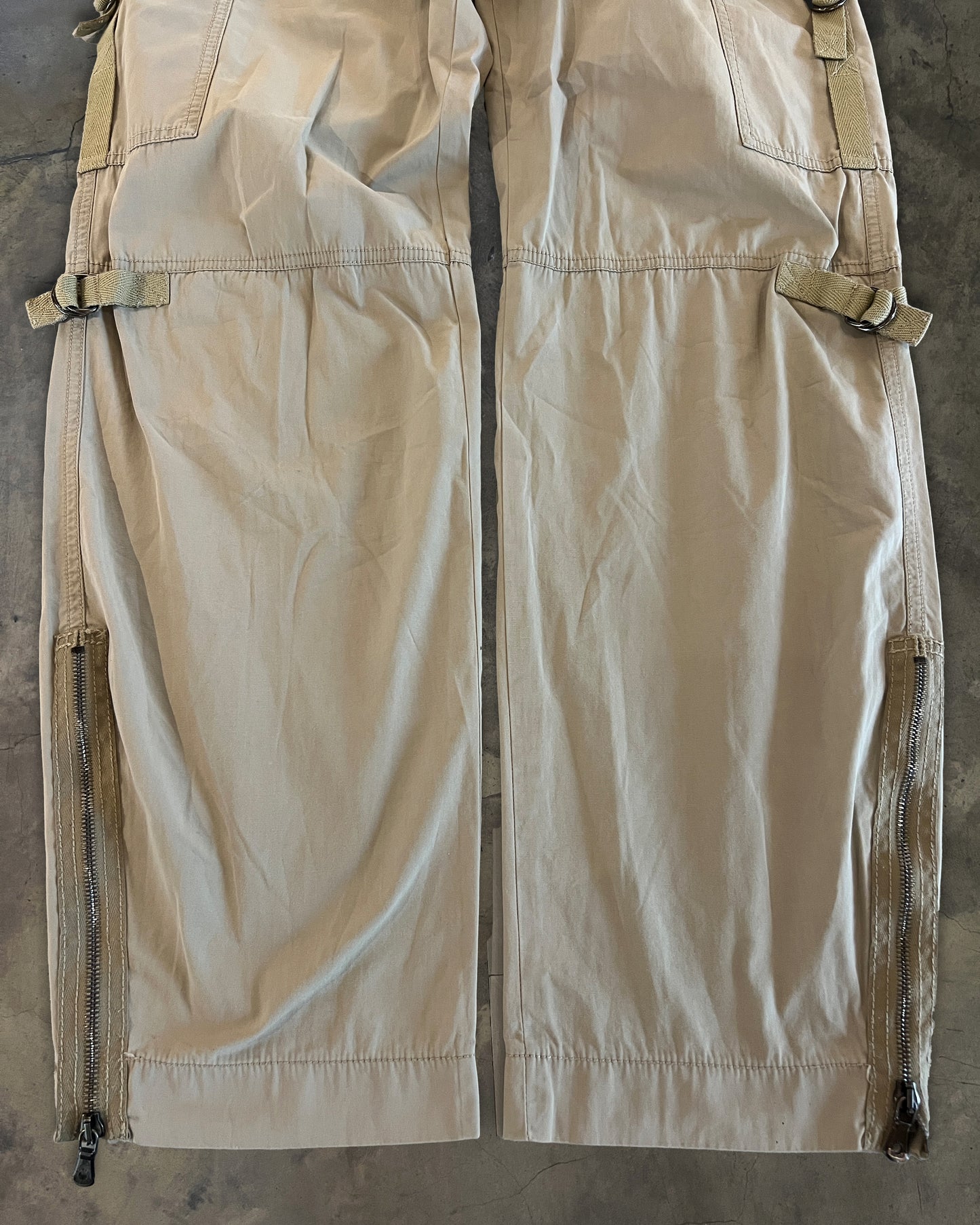 DOLCE GABBANA SS2004 PARACHUTE CARGO PANTS