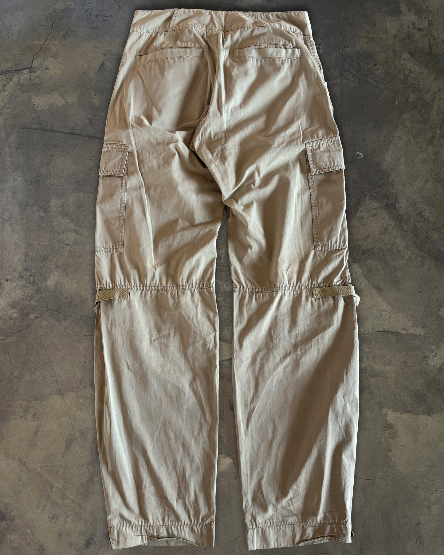 DOLCE GABBANA SS2004 PARACHUTE CARGO PANTS