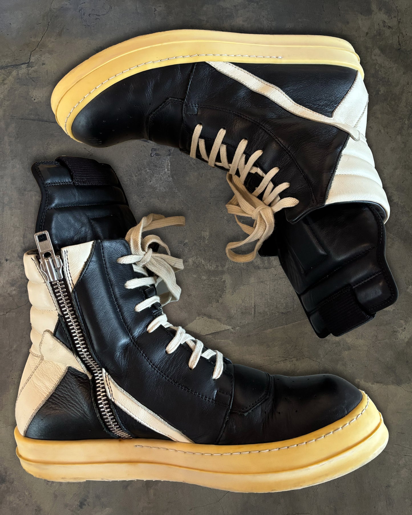 RICK OWENS FW2016 " MASTODON" GEOBASKETS