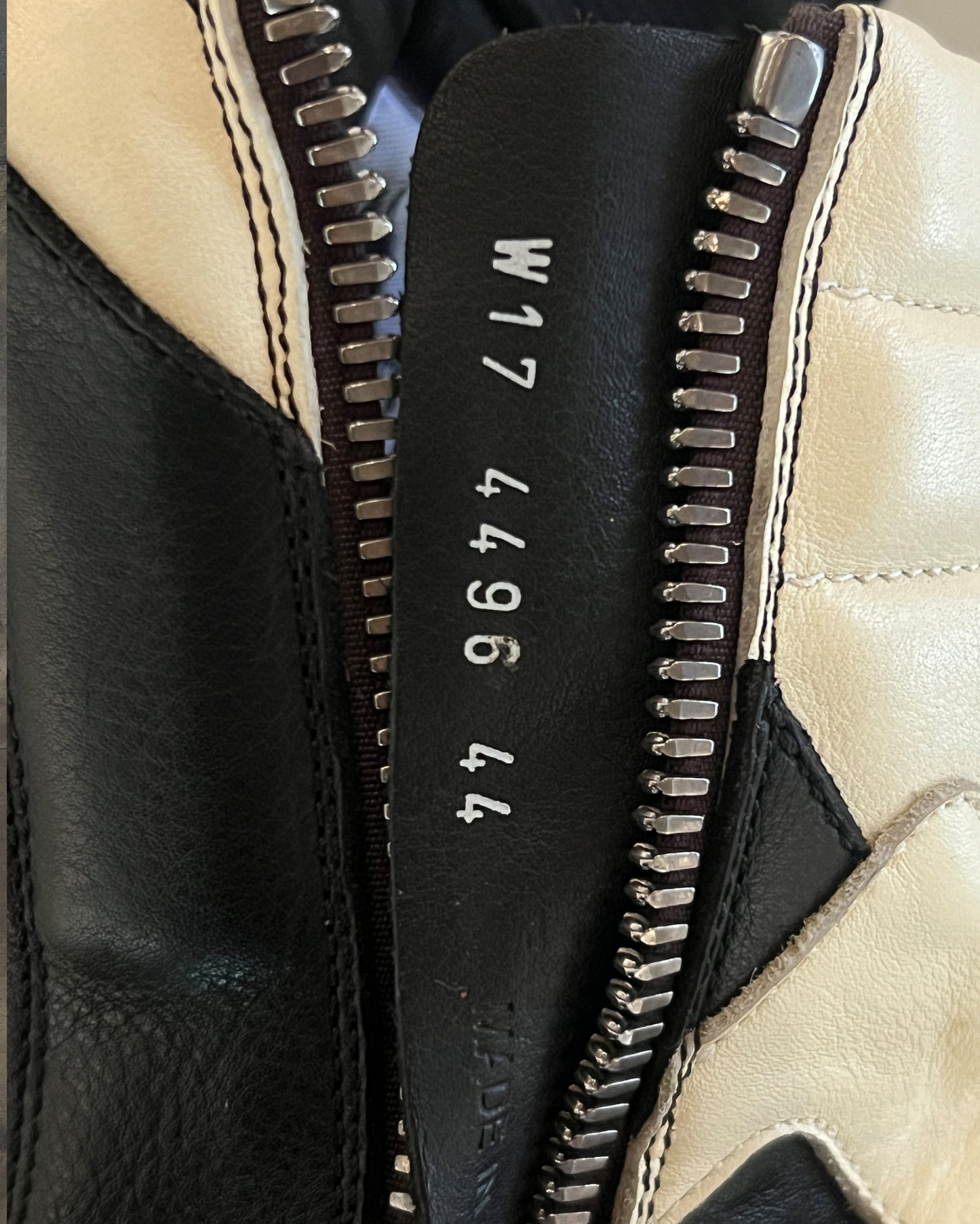 RICK OWENS FW2017 "GLITTER" GEOBASKETS
