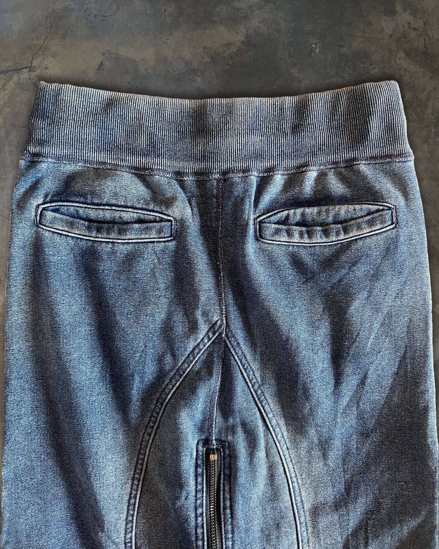 GOA DENIM GIMMICK ZIP SKIRT