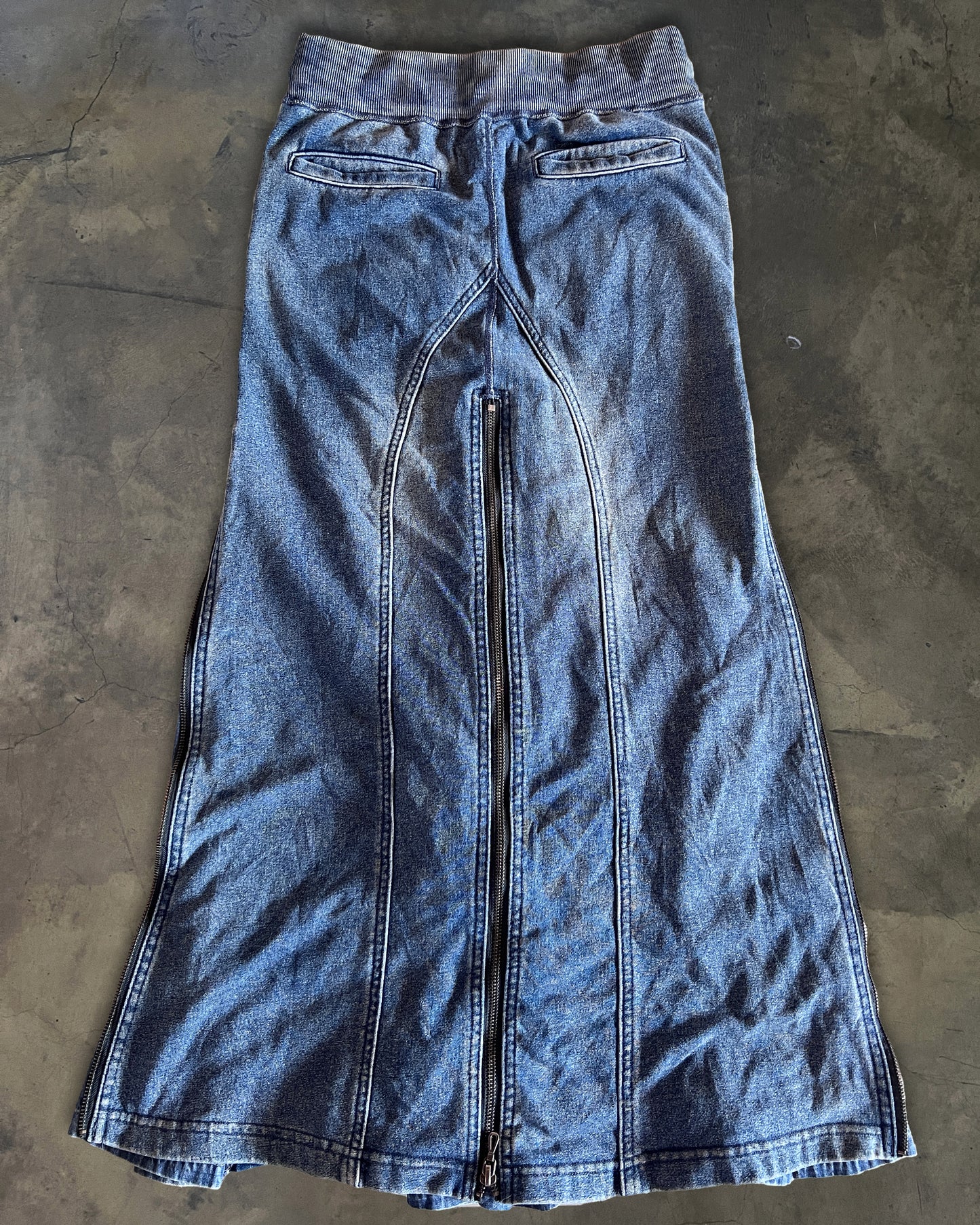 GOA DENIM GIMMICK ZIP SKIRT