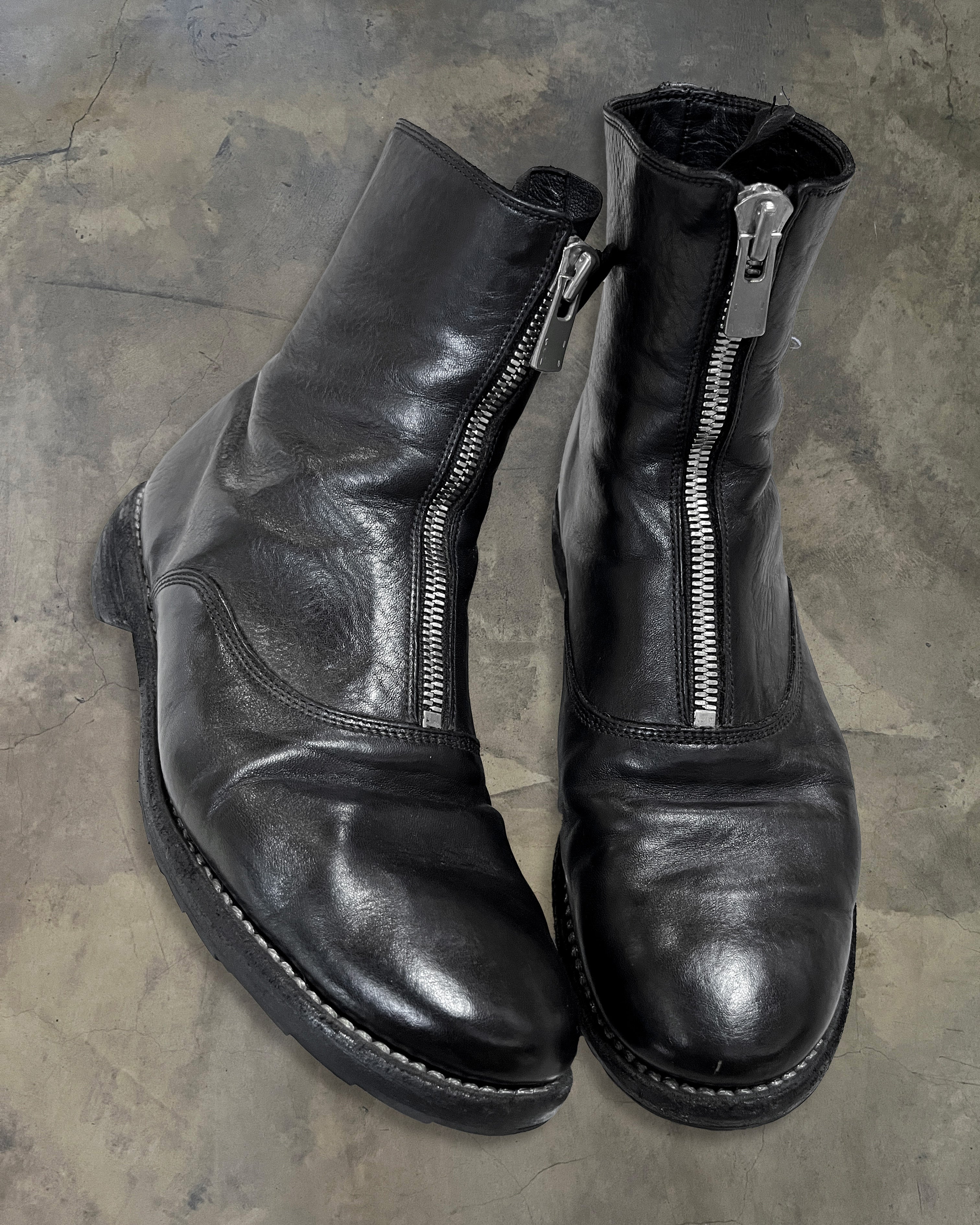 GUIDI 210 HORSE LEATHER ZIP BOOT1