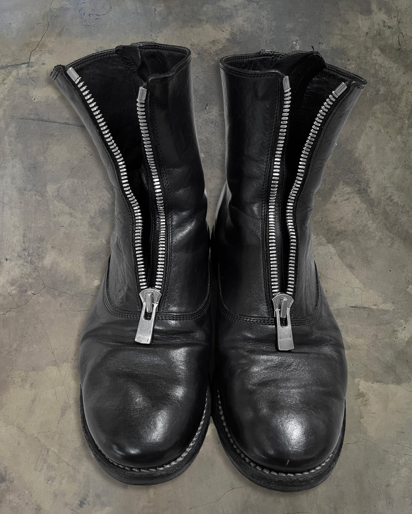 GUIDI 210 HORSE LEATHER ZIP BOOT
