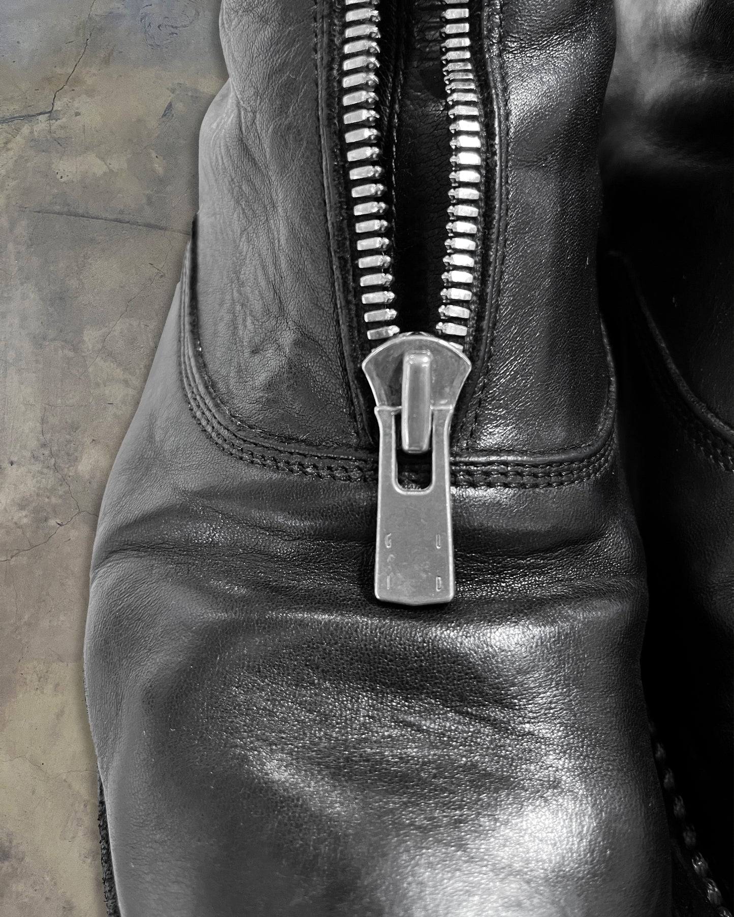 GUIDI 210 HORSE LEATHER ZIP BOOT