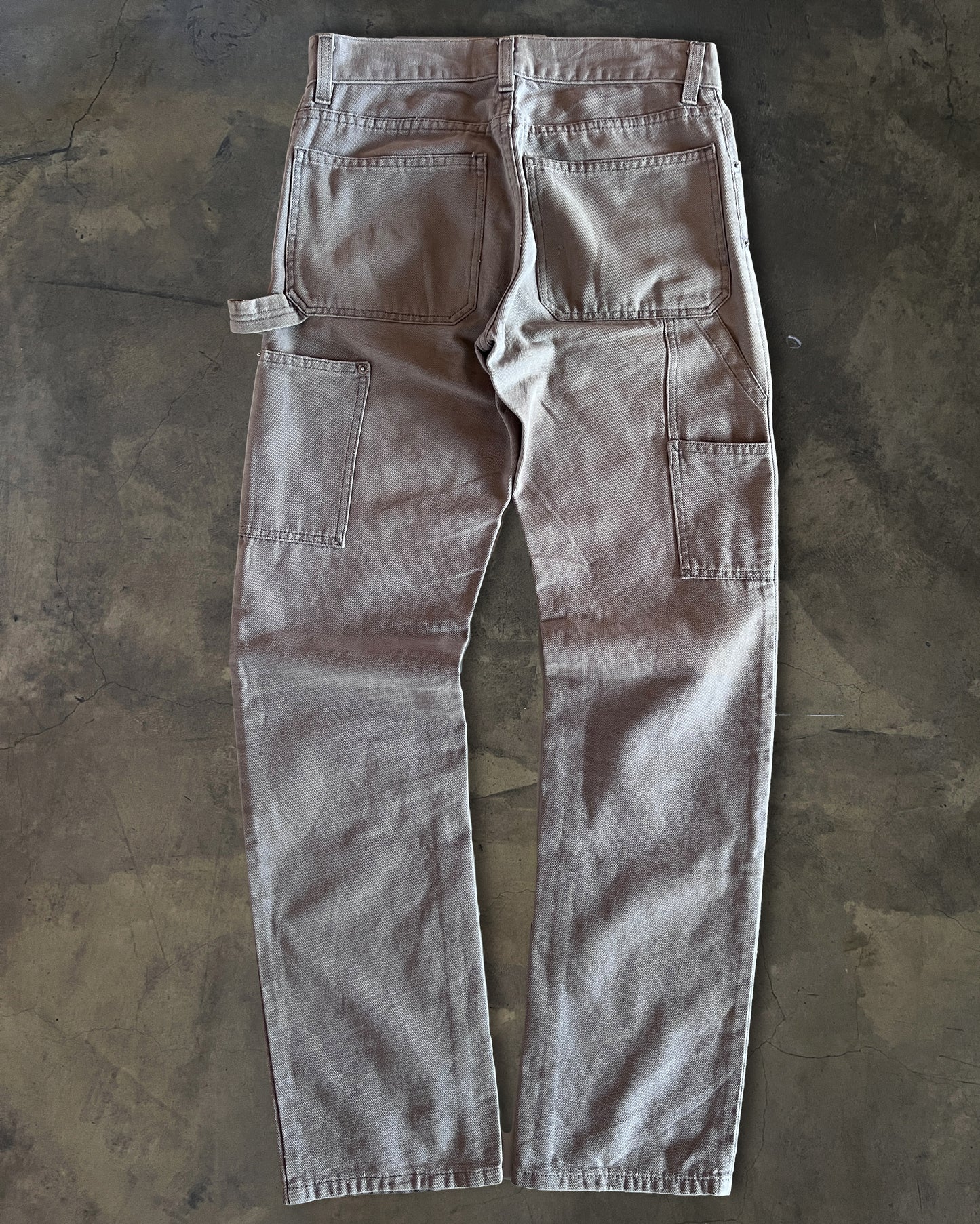 HELMUT LANG SS1999 SAGE DOUBLE KNEE WORK PANTS