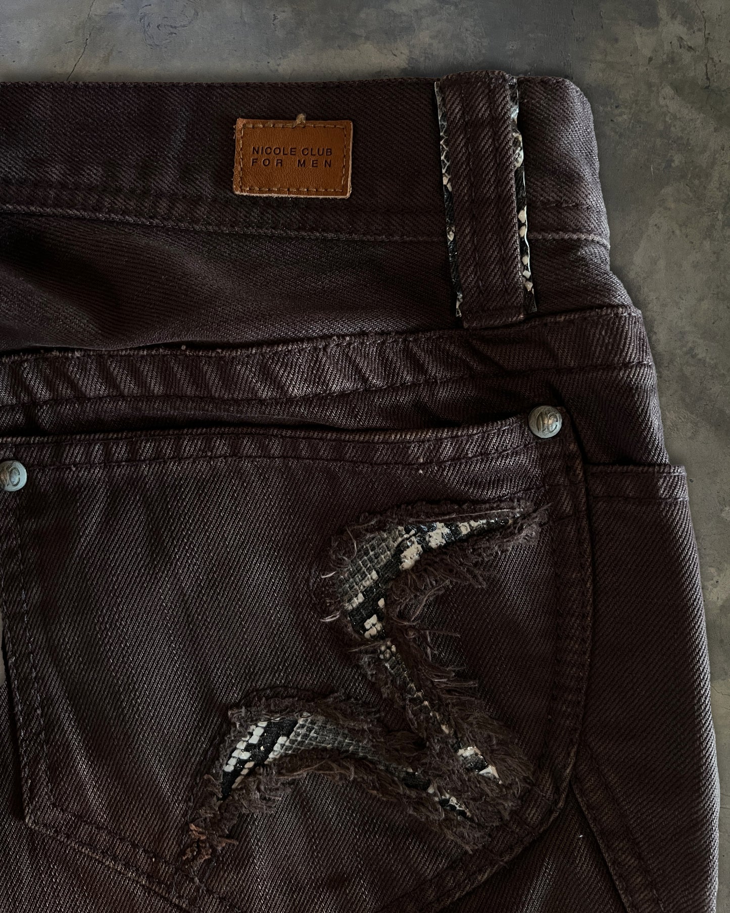 NICOLE CLUB FOR MEN FLARED JEANS