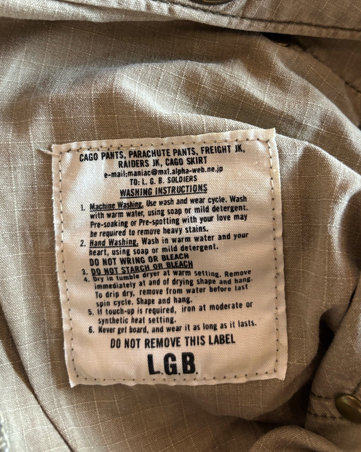 LGB PARACHUTE MEGAFLARE CARGO PANTS