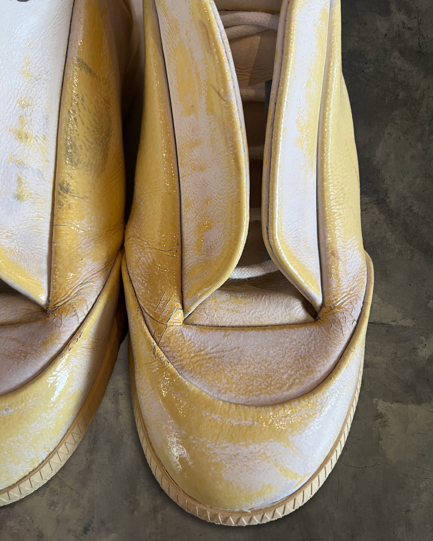 MAISON MARTIN MARGIELA SS2015 BUTTER YELLOW FUTURES