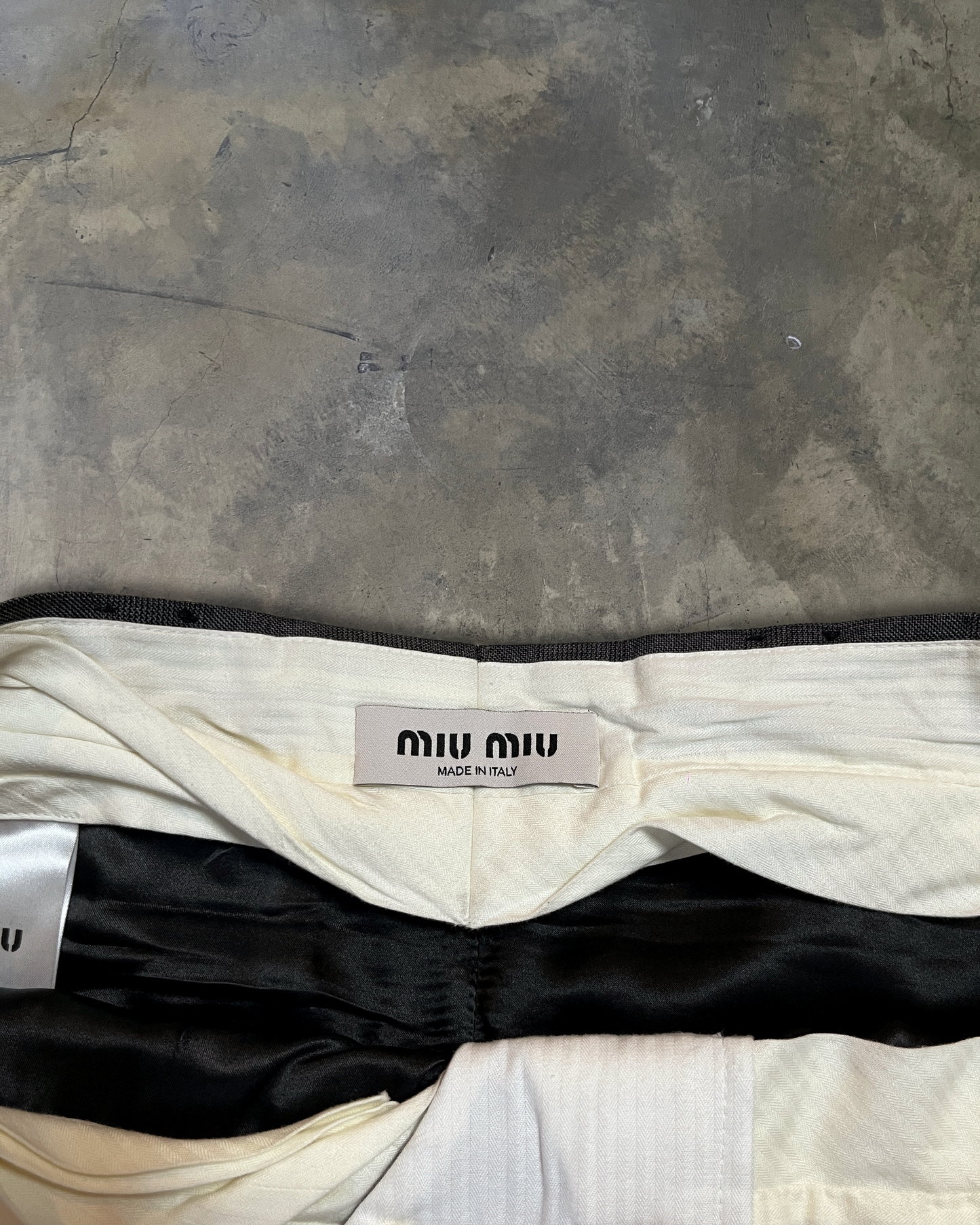 MIU MIU PRINCE OF WALES BERMUDA SHORTS