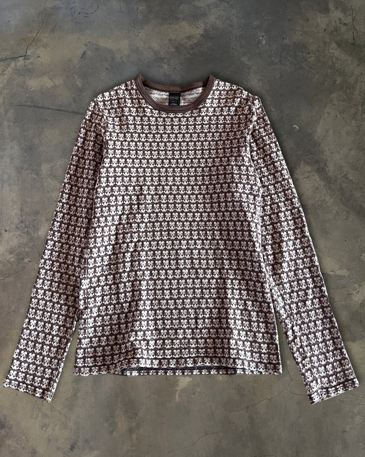 NUMBER (N)INE JACQUARD WEAVE MOUSE LONGSLEEVE