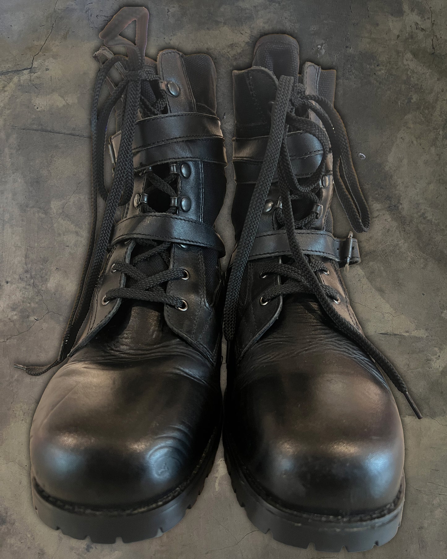 NUMBER NINE SS2006 "WELCOME TO THE SHADOW" COMBAT BOOTS