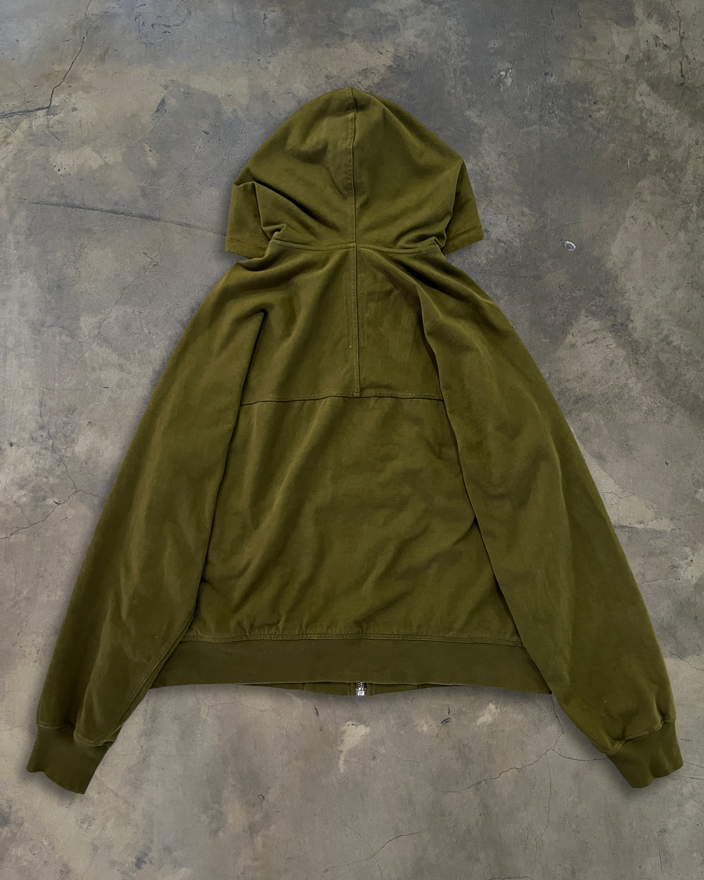 RICK OWENS AW2018 "SISYPHUS" ZIP HOODIE
