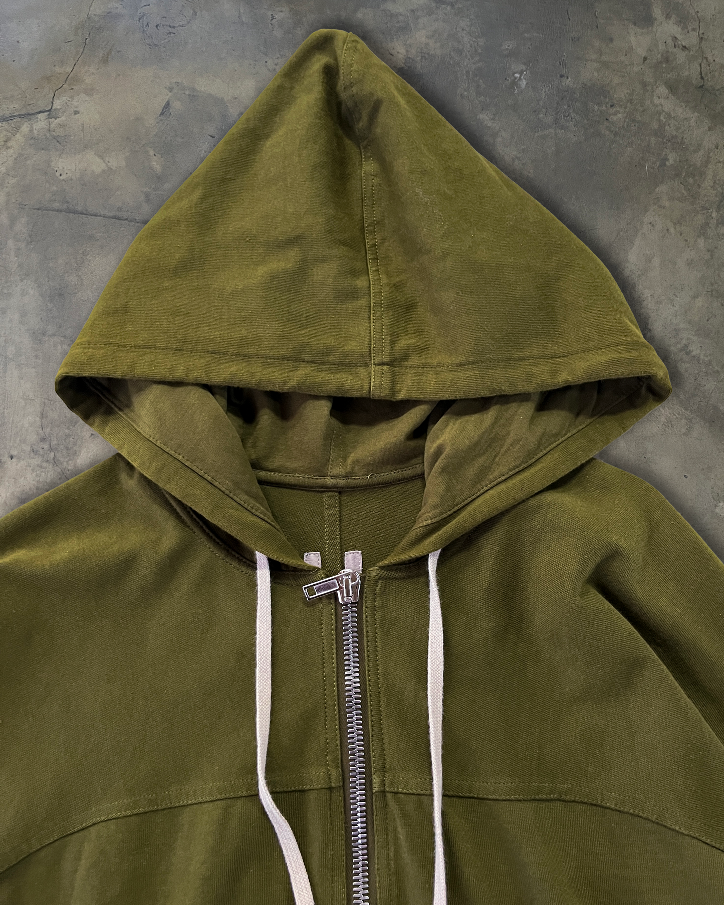 RICK OWENS AW2018 "SISYPHUS" ZIP HOODIE