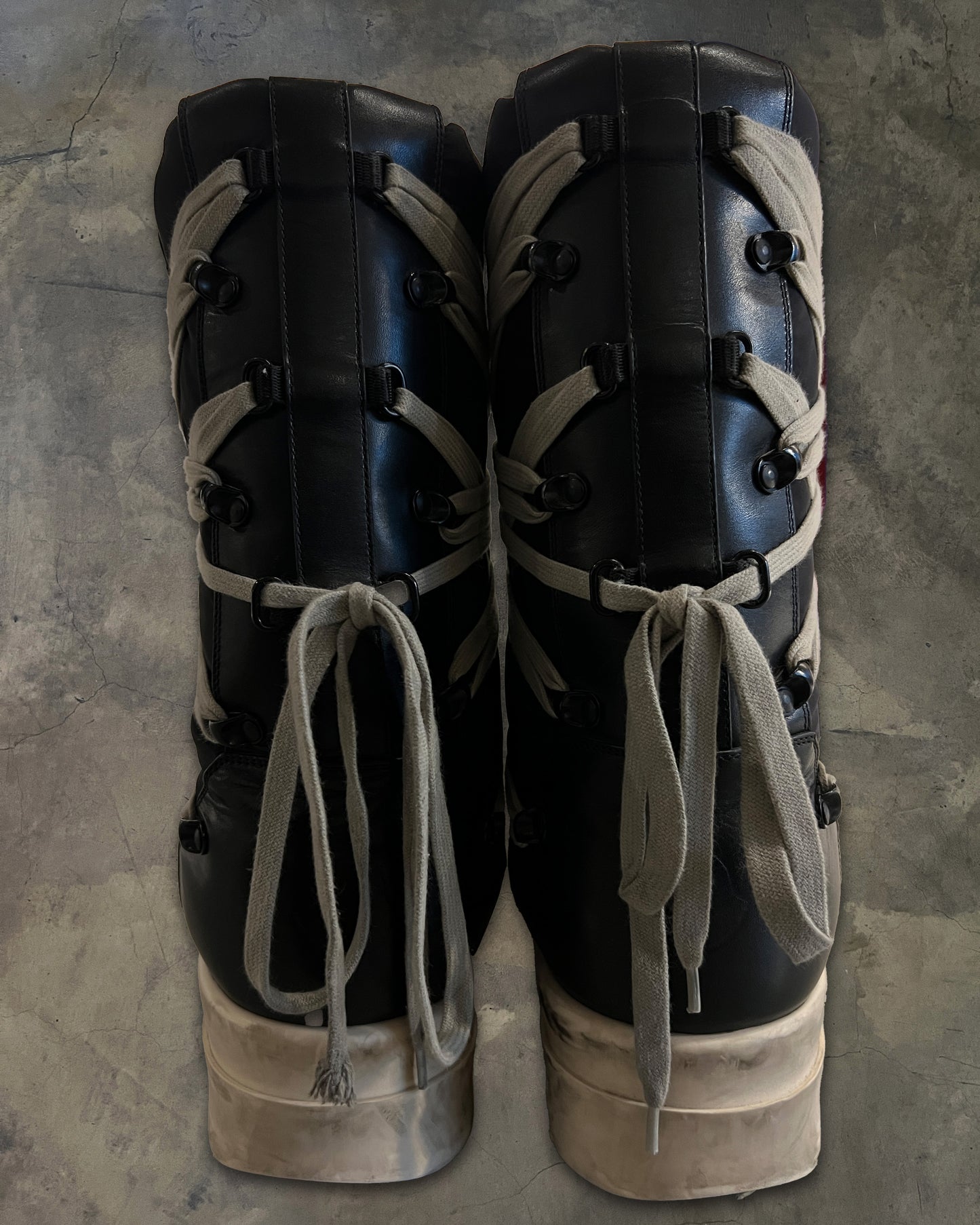 RICK OWENS X MONCLER BIG ROCKS PADDED BOOTS