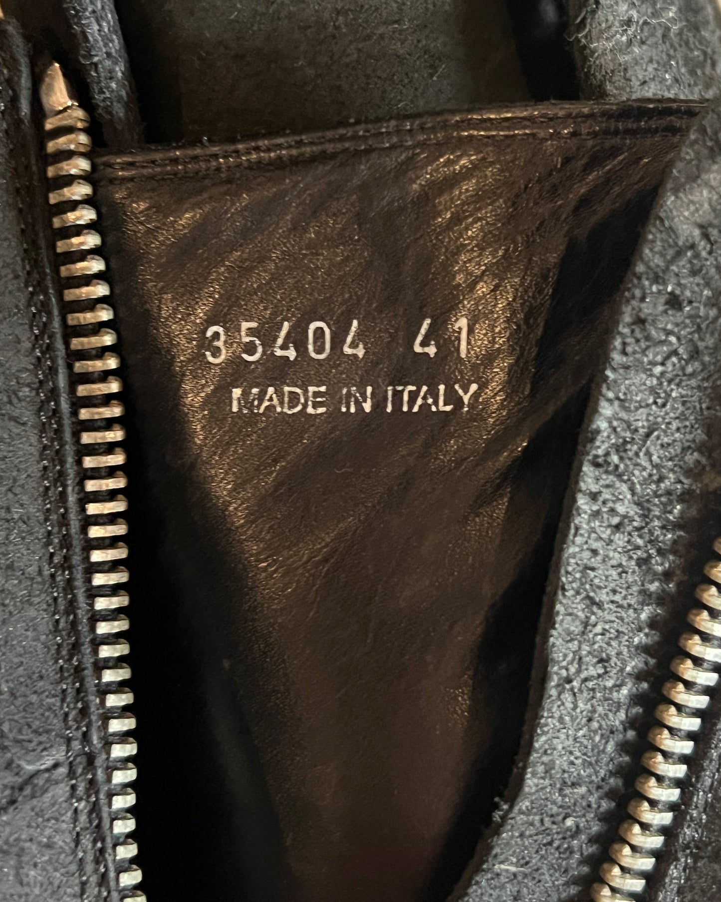 RICK OWENS SS2012 “NASKA” BLISTERED LEATHER RAMONE BOOTS
