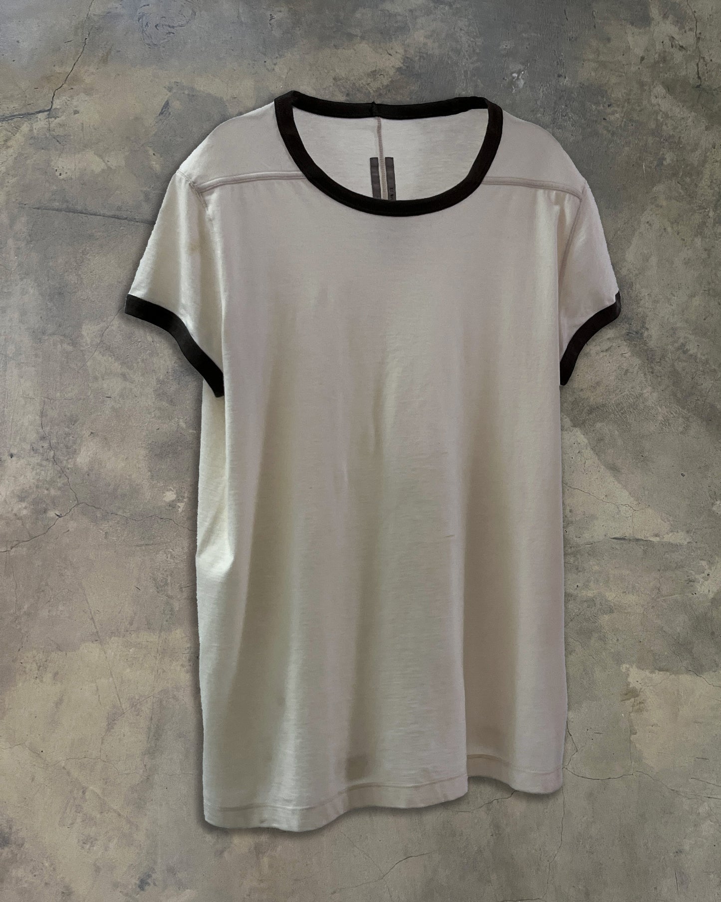 RICK OWENS SS2022 "FOGACHINE" RINGER T SHIRT