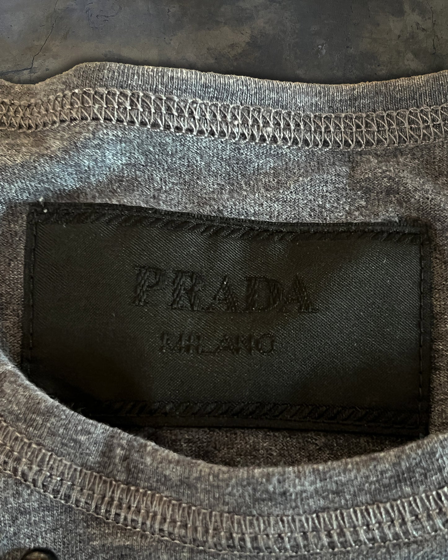 PRADA RUNWAY AW2009 EMBELLISHED T SHIRT