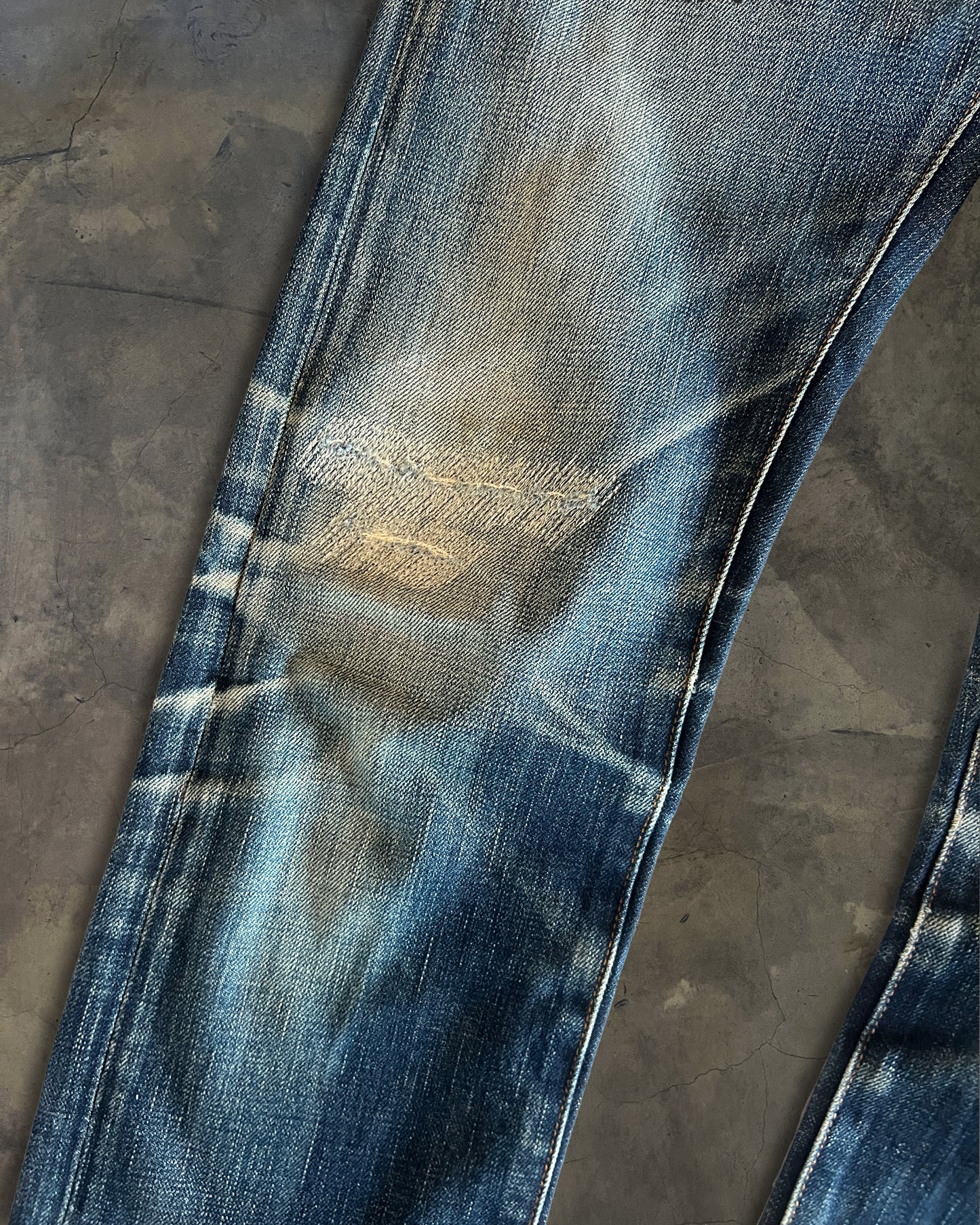 DIOR HOMME AW2008 ' LUMIERE DU NORD ' WASHED DENIM