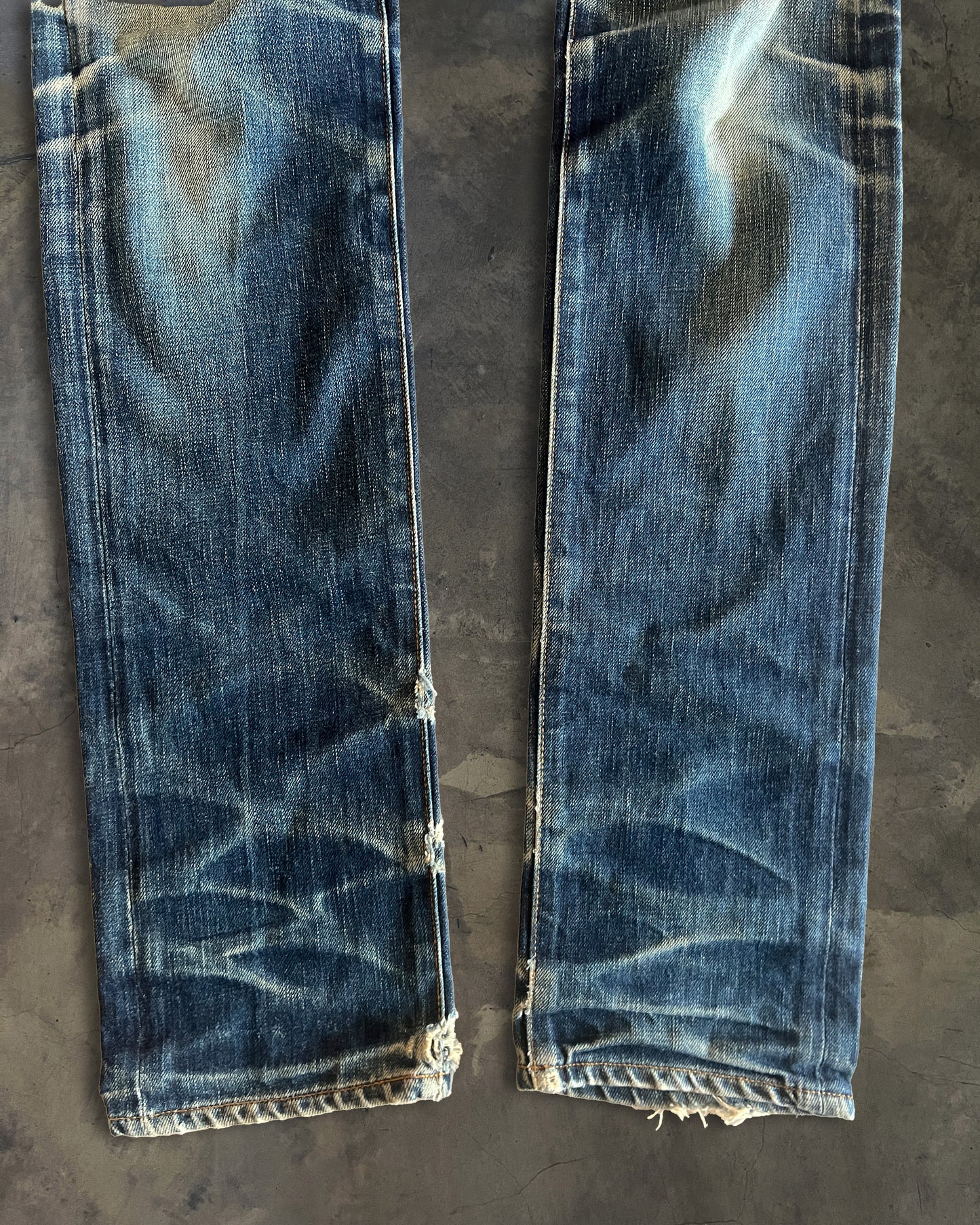 DIOR HOMME AW2008 ' LUMIERE DU NORD ' WASHED DENIM