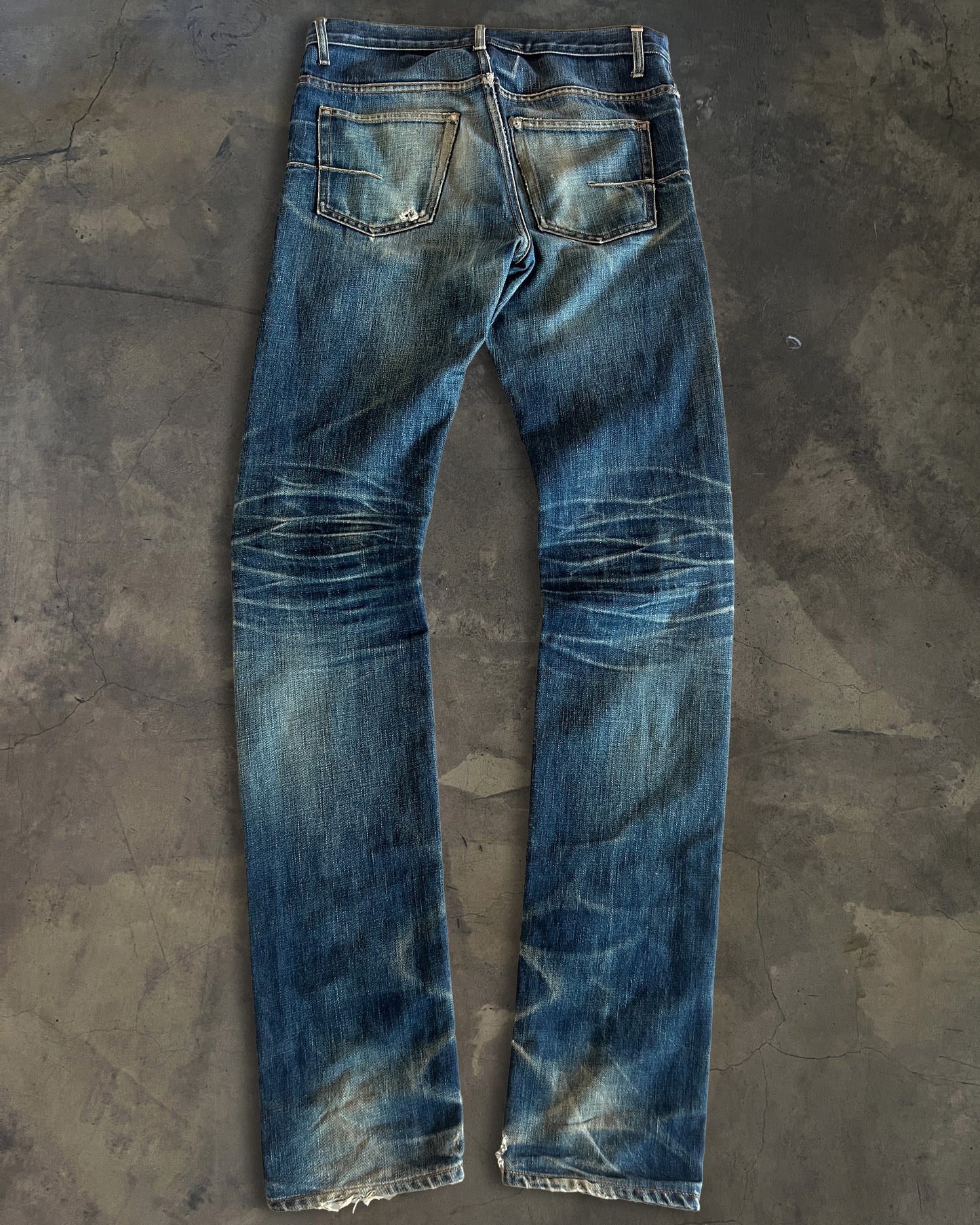 DIOR HOMME AW2008 ' LUMIERE DU NORD ' WASHED DENIM