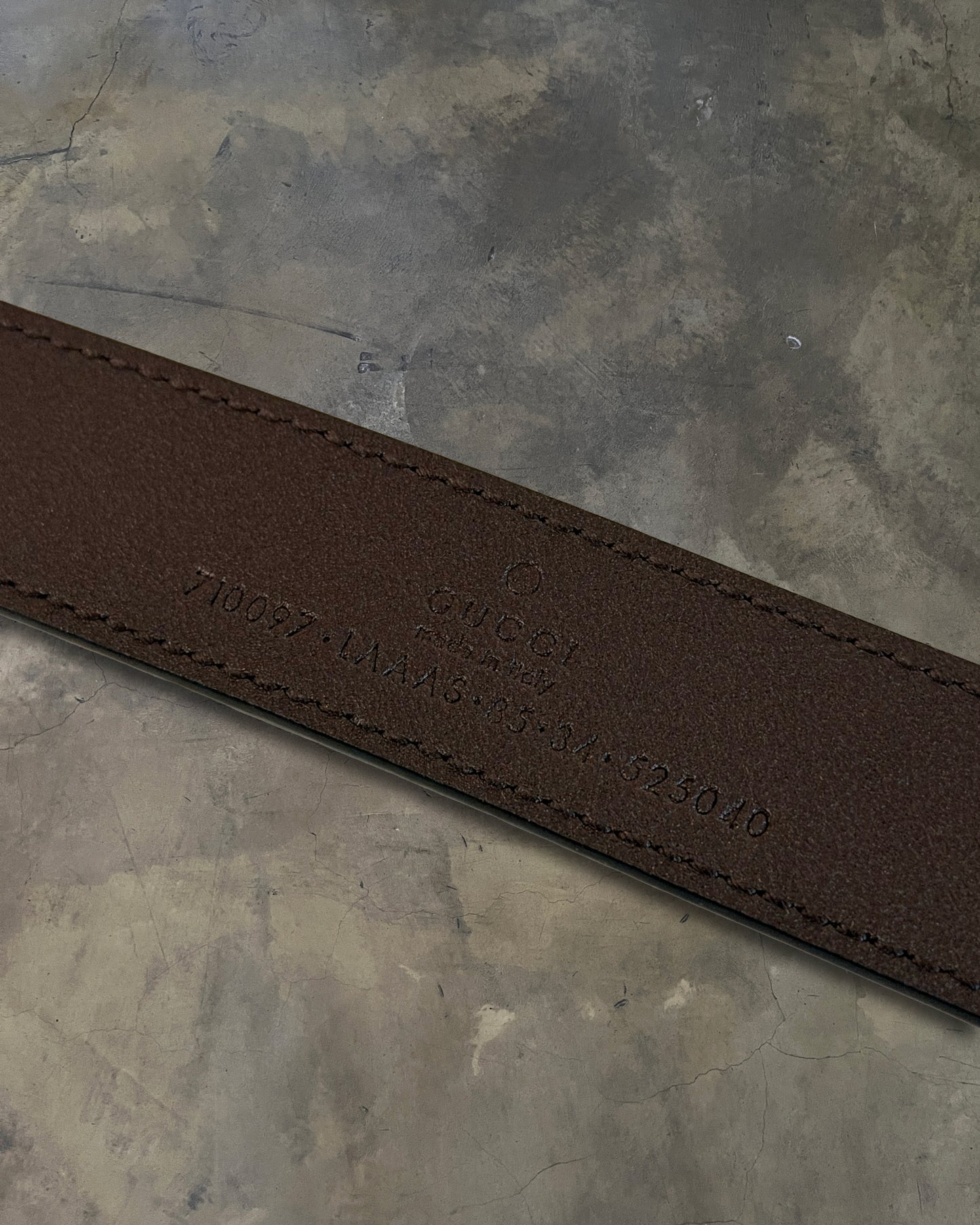 GUCCI GG PYHTON LEATHER BELT